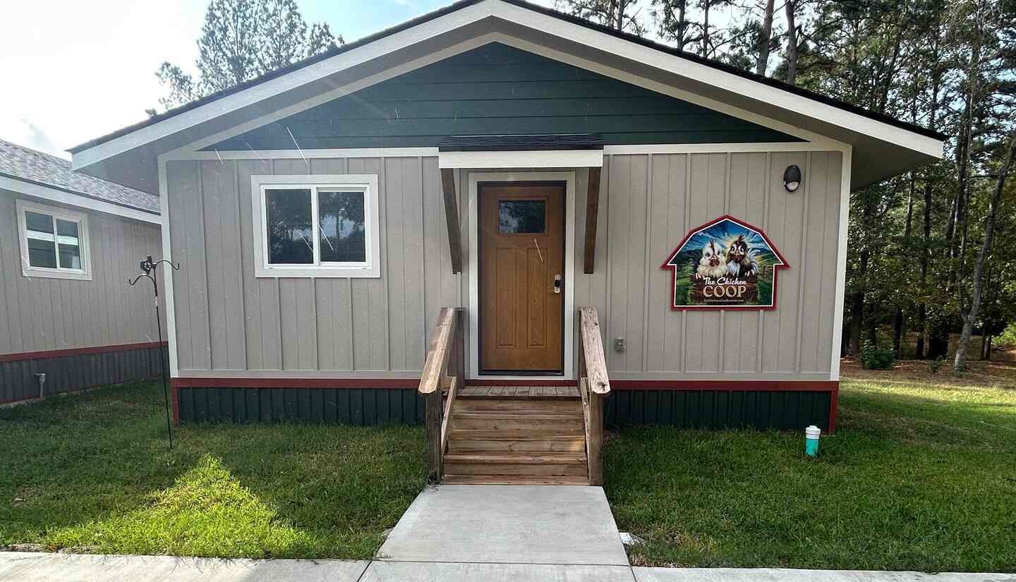 chicken coop front view